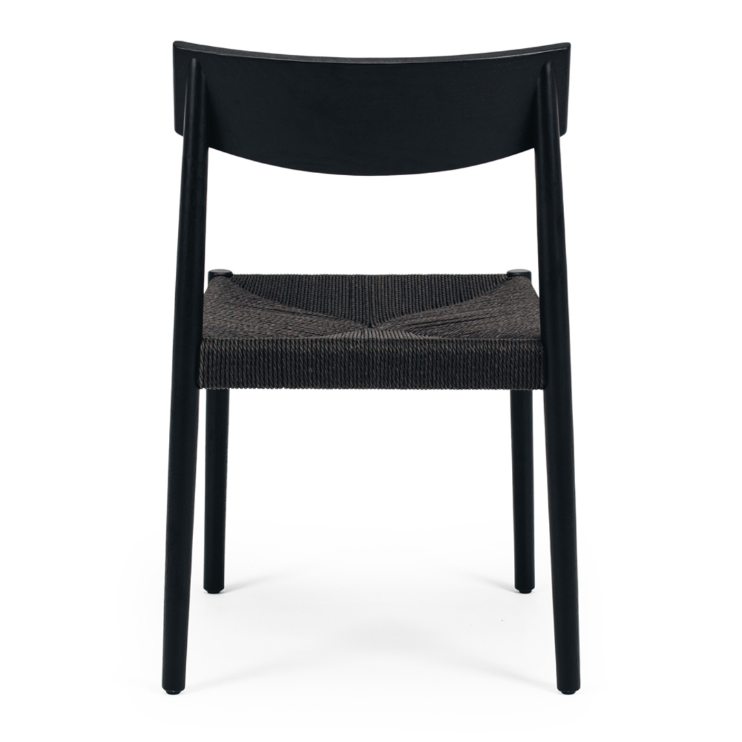 Ingrid Dining Chair Black Oak Cord Seat image 3